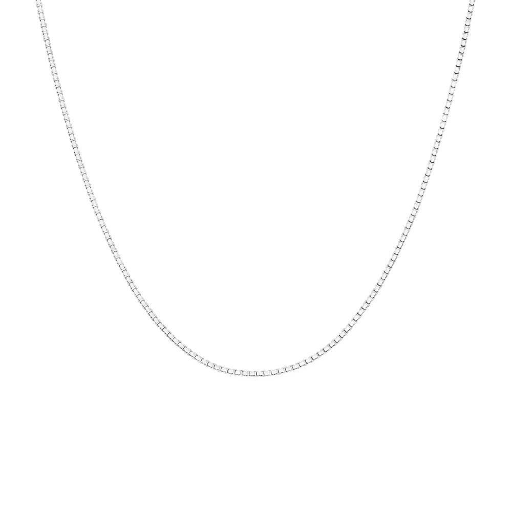 Silver 45cm Box Chain
