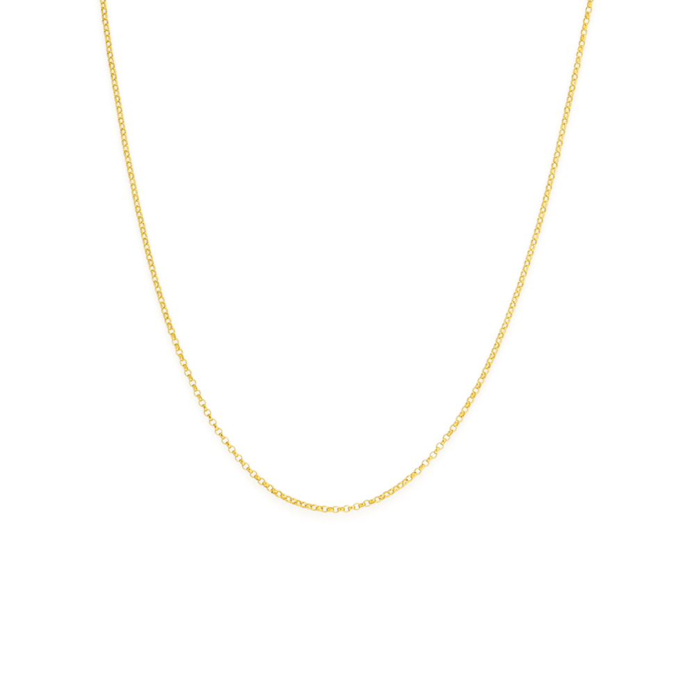 9ct Gold 45cm Fine Belcher Chain