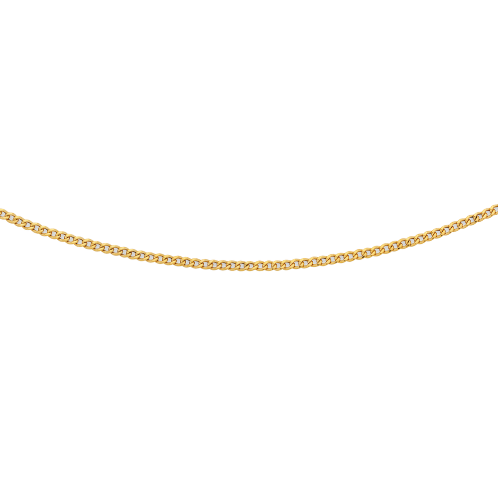 9ct Gold 40cm Curb Chain