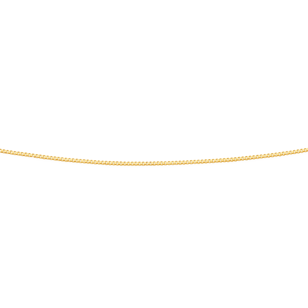 9ct 50cm Solid Box Chain